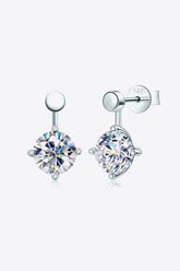 4 Carat Moissanite Drop Earrings - Shah S. Sahota